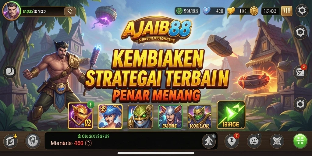 Tangkapan layar AJAIB88 menampilkan aksi strategi yang memukau dan intens.