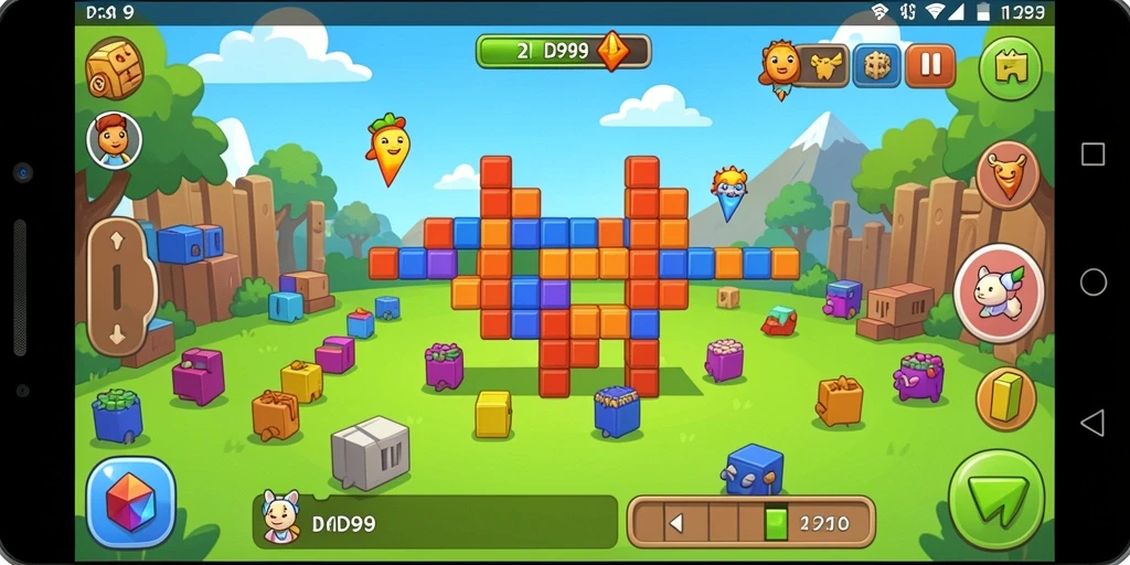 Tampilkan gameplay puzzle DMD999 yang menantang dan mengasyikkan.