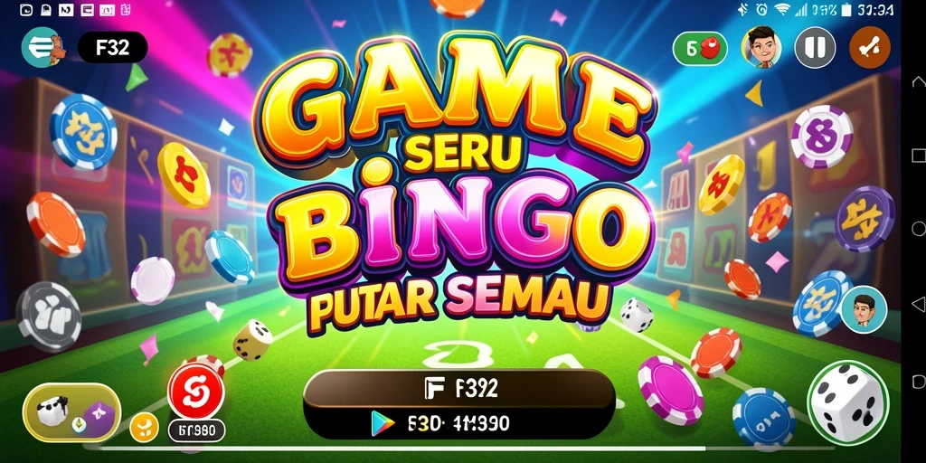 Tampilan gameplay F32 yang seru dan interaktif dalam permainan Bingo.