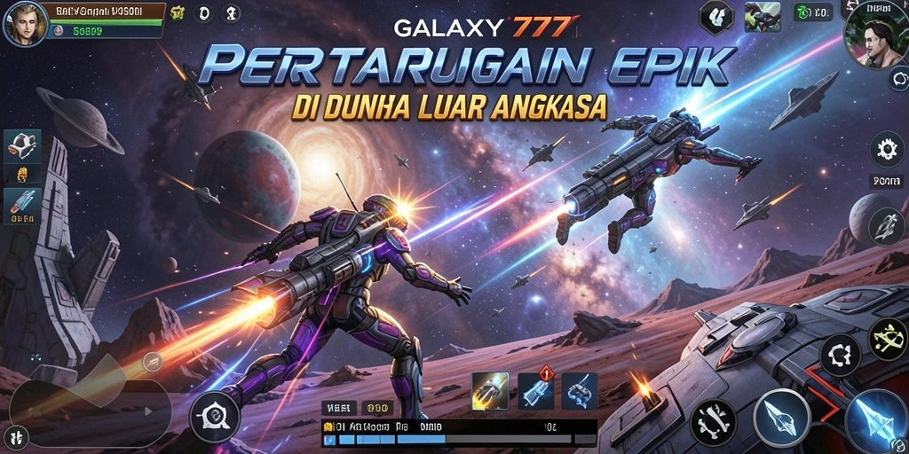 Tampilan gameplay GALAXY77 yang seru dan penuh aksi.