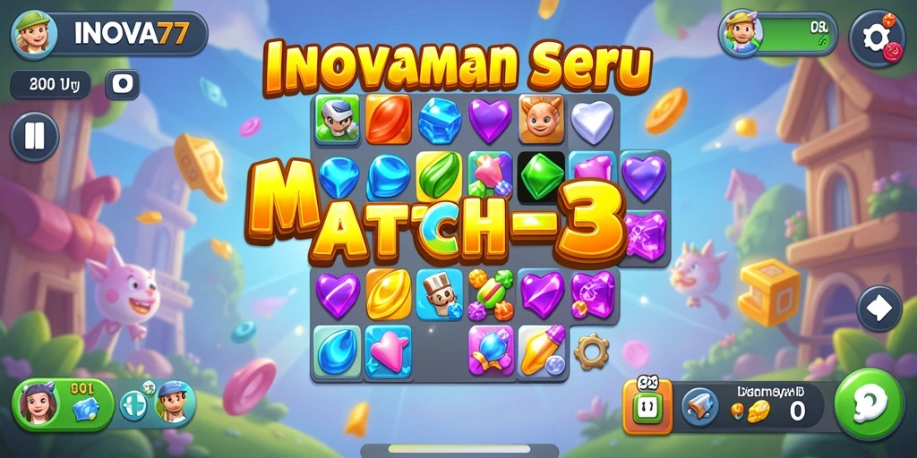 Tampilan gameplay seru dan menantang dari INOVA77.