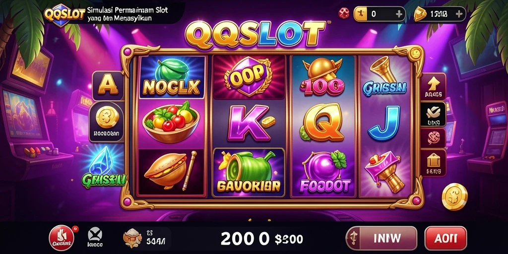 Screenshot gameplay QQSLOT yang menampilkan keseruan permainan slot.