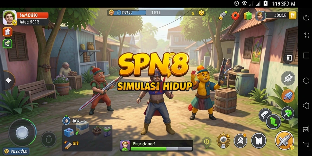 Tangkapan layar SPN88 menampilkan karakter dalam gameplay Simulation yang mendebarkan.