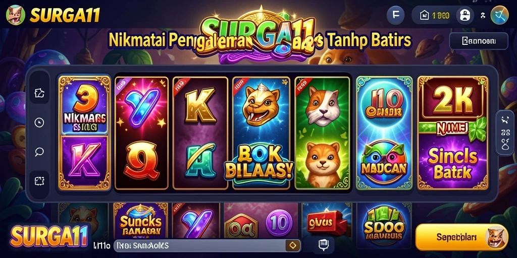 Screenshot SURGA11 menampilkan gameplay Slot yang seru dan mengasyikkan.