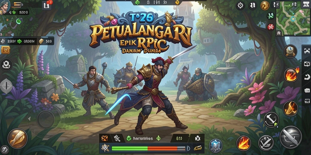 Tampilan gameplay T6 yang mendebarkan dan penuh aksi RPG.