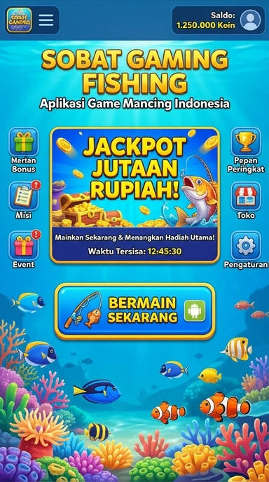 Proses unduh aplikasi melalui sobatgaming yang cepat dan terpercaya.
